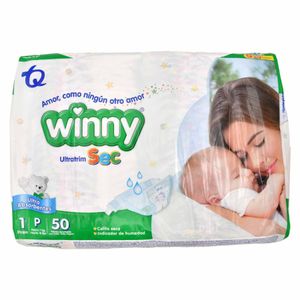 Pañal Winny Sec Etapa 1 X50 Unds + Gratis Toalla X20 Unds