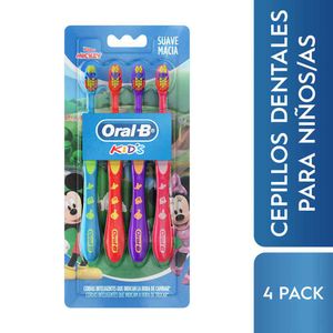 Cepillo de Dientes Oral B Kids Mickey X4 Unds