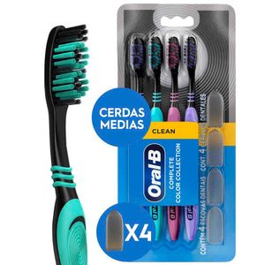 Cepillo de Dientes Oral B Black X4 Unds