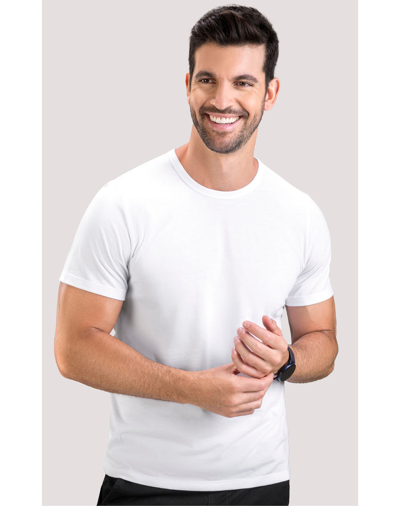 Camiseta Slim Fit Gef Camisetas Blancas Gef Camiseta Blanca Hombre