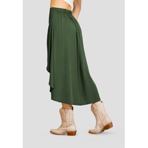 Falda Larga Mujer Verde Militar Rutta 104035