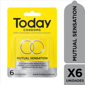 Today Condoms Mutual Sensation x6 Unds