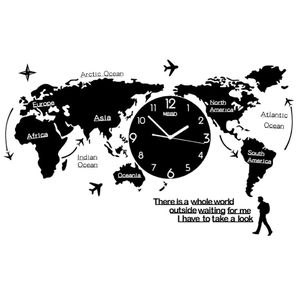 Reloj De Pared Para El Hogar Decorativo En Acrilico