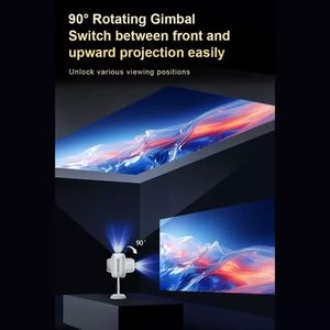 Mini Proyector 4k Rotacion Cine En Casa Portatil