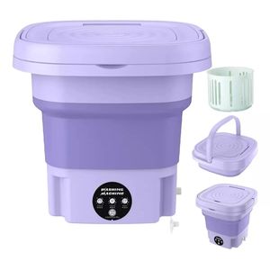 Mini Lavadora Portátil Plegable Secadora Mini