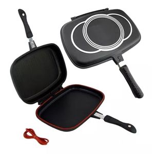 Sarten Doble Parrilla 32Cm Antiadherente