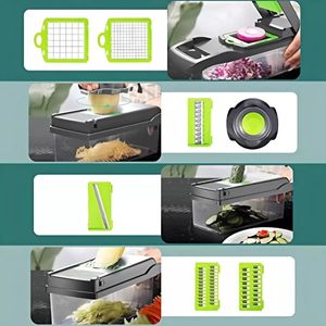 Picador De Verduras Mandolina Multifuncional Cortador Rallador