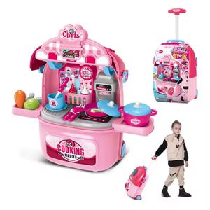 Set Juego De Cocina Tipo Maleta Juguete 2 En 1