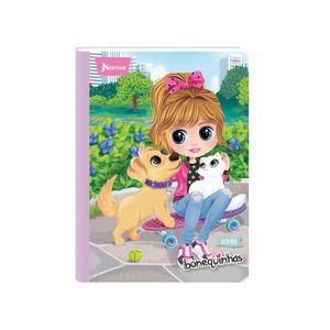 Cuaderno Cosido Norma Cuadriculado Bonequinhas Antonia 50 Hojas Surtido