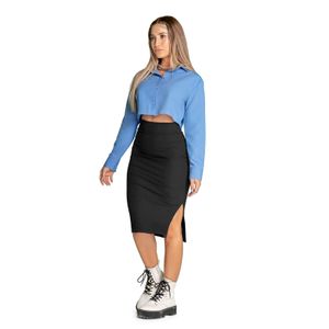 Falda Larga Mujer Negro Atypical 34748