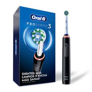 Cepillo de Dientes Eléctrico Oral B Recargable Pro 2000 + Cabezal Sensi Ultrafino Crossaction 1 Kit