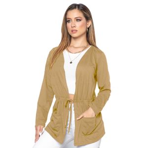 Cardigan Mujer Beige Mp 3833