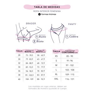 Brasier Paq X2 Mujer Multicolor FI 1917