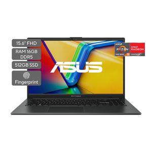 Portátil ASUS Vivobook Go 15" E1504FA-NJ552W AMD Ryzen 5 16GB 512GB / Lector de Huellas