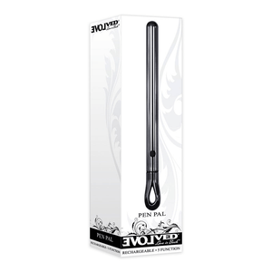 Vibrador evolved lapicero plateado