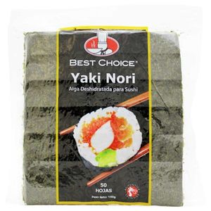 Alga Shiosai Best Choice Deshidratada para Sushi 28 G X10 Hojas