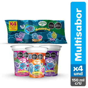 Yogo Yogo Alpina Surtido Multiempaque 150 G X4 Unds