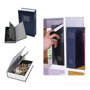 Mini Caja Fuerte Tipo Libro Con Llaves Seguridad