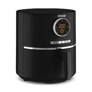 Freidora De Aire Imusa Ultra 1445 Watts 4 Lt Mecánica Negra