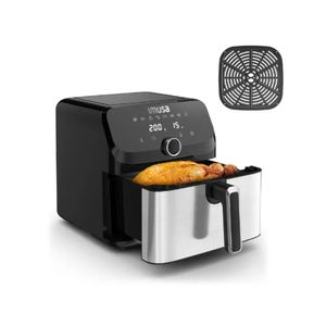 Freidora De Aire Imusa Easy Fry Mega 1520 Watts 7,5 Lt Digital Negra