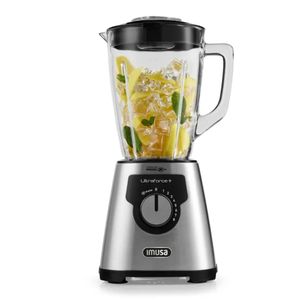 Licuadora Imusa Ultra Force Plus 2,2 Lt Vaso Vidrio 8 Velocidades