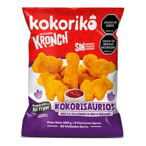 Nuggets Kokoriko Kokorisaurios Pollo Apanados 400 G
