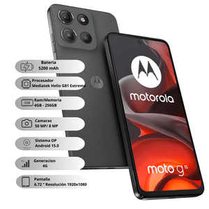 Celular MOTOROLA G15 256GB 4GB Gris