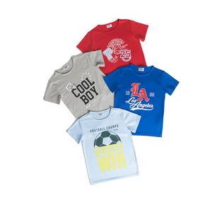 Camiseta Infantil Azul Claro Mp 2856