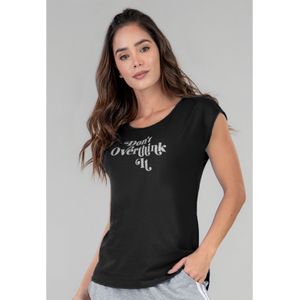 Camiseta Mujer Negro Fi 92714