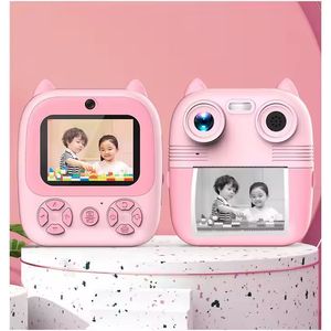 Camara De Impresión Instantanea Fotografia Rosa