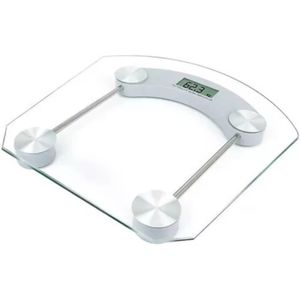Balanza Pesa Digital Baño 180kg Vidrio Templado