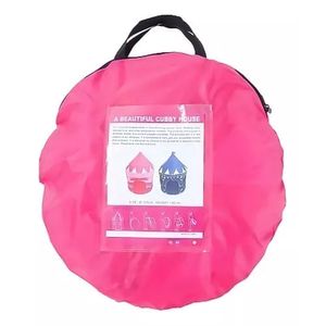Carpa Castillo Infantil Juegos Juguetes Castillo Plegable Rosa