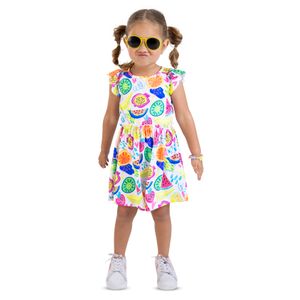 Vestido Infantil Estampado Mp 4665