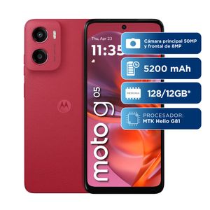 Celular Motorola G05 Rojo 128 GB