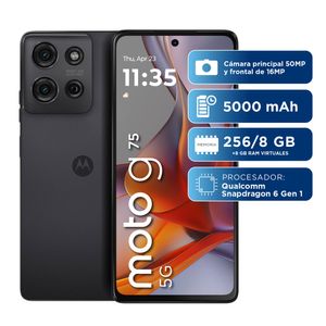 Celular Motorola G75 Gris Carbón 256 GB