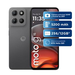 Celular Motorola G15 Gris 256 GB