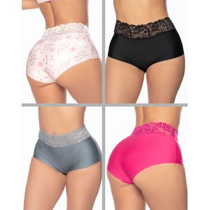 Cachetero Paq X4 Mujer Multicolor FI 7322