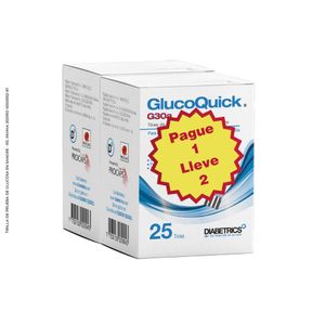 Glucoquick Diabetrics G30a-D40 Tirilla X25 Unds 2X1 Oferta