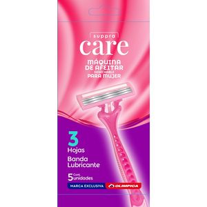 MAQ AFEIT SUPPRA CARE 3H WOMEN X 5UN
