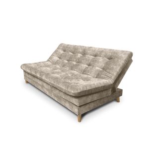Sofa cama 5 posiciones Agassi Tela camel - Incluye Cojines