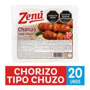 CHORIZO T/CHUZO ZENU 1500G 3 PAQ