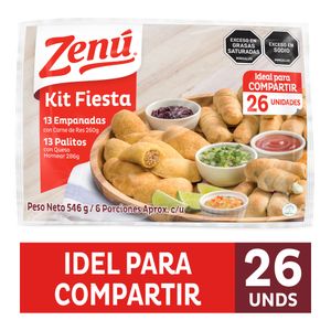 Empanada Zenú Carne Palito Queso Horneado 546 G