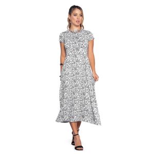 Vestido Largo Mujer Estampado Mp 9489