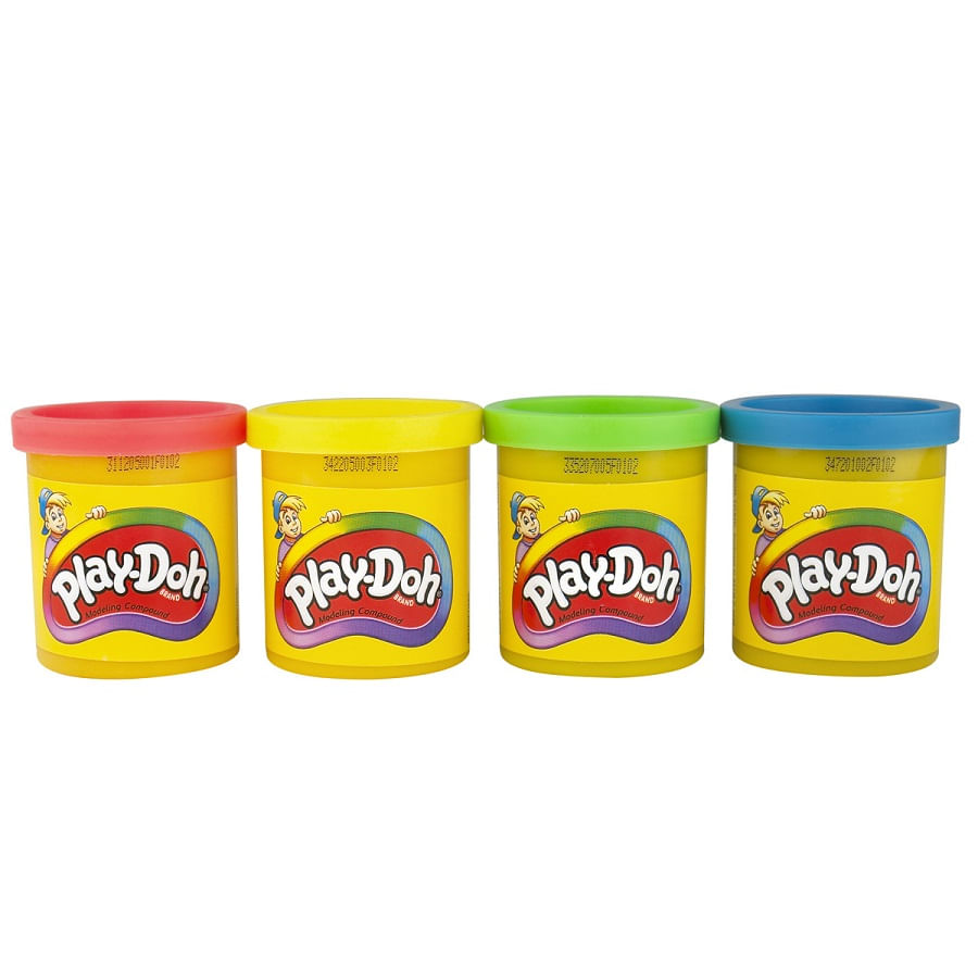 MASA MODELADORA PLAY DOH MINI EMPAQUE X 4 Ol mpica