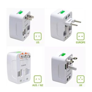 Adaptador Universal De Corriente Para Viajes Multienchufe