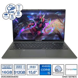 Computador Portatil Compumax Intel i5-12450H Ram 16GB - 512GB 15,6 FHD