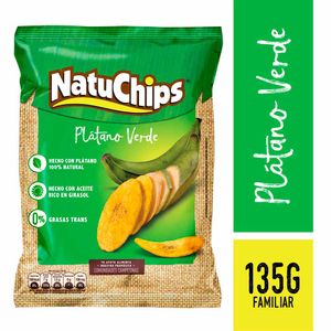 PBOCA NATUCHIPS PLATANO VERDE 135g