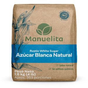 AZUCAR MANUELITA BLANCA NATURAL X 1800 G