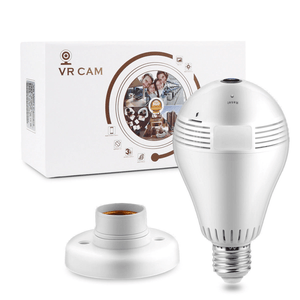 Cámara De Seguridad Ip Wifi Tipo Bombillo 360 Full Hd Vr380