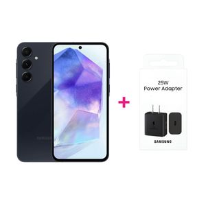 Celular Samsung Galaxy A55 5G Azul Oscuro 256Gb 8Ram + Cargador 25W